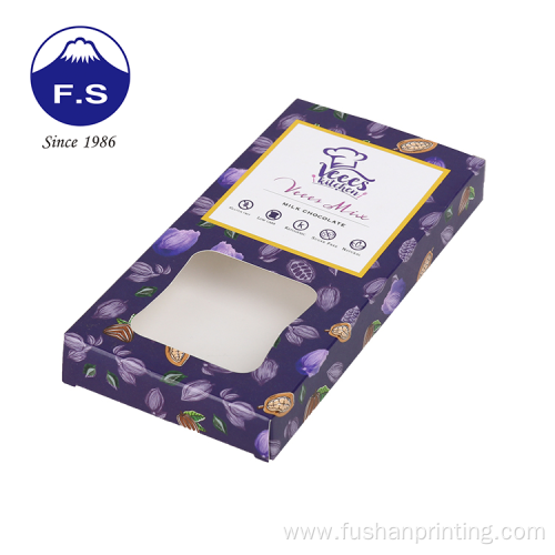 Branded Cosmetic Paper Box With Clear Window